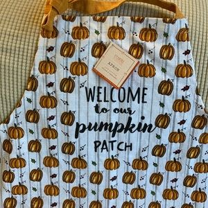 Welcome to Our Pumpkin Patch Fall Apron